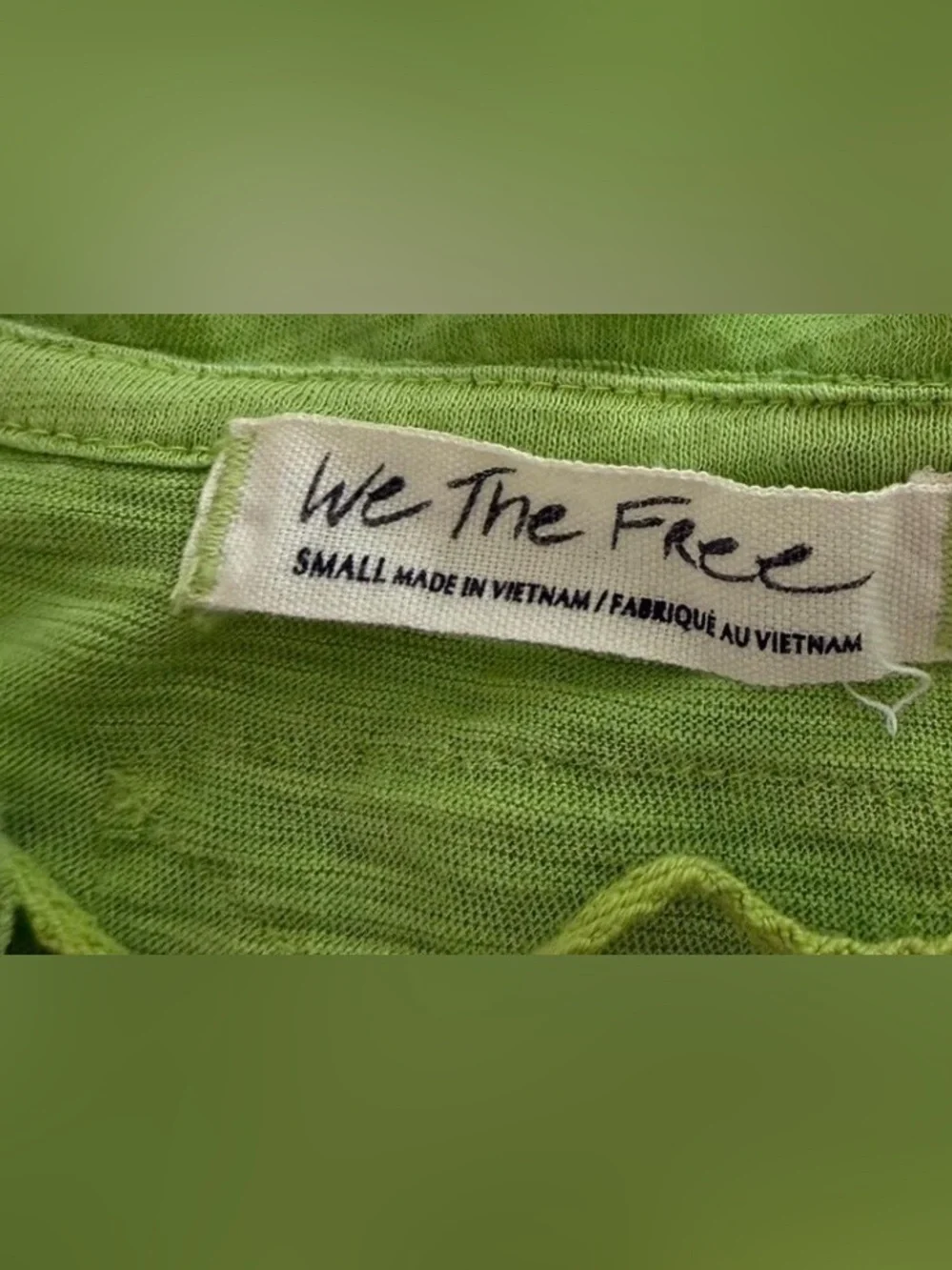 We The Free Summer Tee Croptop Small